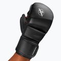 Hayabusa T3 Hybrid schwarz Grappling Handschuhe 4
