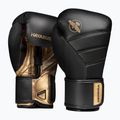 Hayabusa T3 schwarz/goldene Boxhandschuhe 5