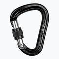 Grivel Delta K5N Schraubverschluss-Kletterkarabiner black/black