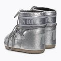 Damen Moon Boot Icon Low Glitter silberne Schneestiefel 3