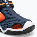 Sandalen Kinder Geox Wader navy/fluo orange 7