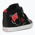 Geox Kilwi Kinderschuhe schwarz/rot 10