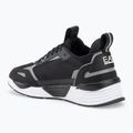 EA7 Emporio Armani Ace Runner schwarz/ silberne Schuhe 3