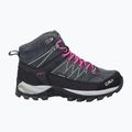 Damen-Trekkingstiefel CMP Rigel Mid Wp anthrazit/mineralgrün