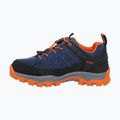 CMP Kinder-Trekking-Stiefel Rigel Low Wp b.blue / arancio 10