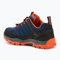 CMP Kinder-Trekking-Stiefel Rigel Low Wp b.blue / arancio 3