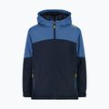 Softshelljacke Kinder CMP 35Z1524 Fix Hood b.blue/bluestone