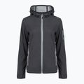 Damen-Trekkingpullover CMP 34H6376 Fix Hood black/cement