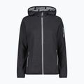 Damen-Trekkingpullover CMP 34H6376 Fix Hood black/cement