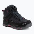 Kinder-Trekkingschuhe CMP Kiruna Mid Fitgo Fleece Wp antracite/festival