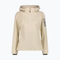 Damen-Softshelljacke CMP 39A5016 Zip Hood cream