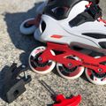 Rollerblade RB Pro X Herren Rollschuhe grau-rot 07101600 U94 11