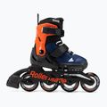 Rollerblade Microblade Kinder Rollschuhe navy blau und orange 07221900 174 2