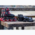 Kinder-Inlineskates mit Schützern Rollerblade Fury Combo Jr black/red 3