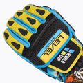 Skihandschuhe Level Worldcup CF yellow/blue 5
