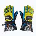 Skihandschuhe Kinder Level Junior yellow/blue 2