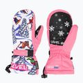 Skihandschuhe Kinder Level Junior Mitt pink