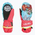 Kinder-Skihandschuhe Level Animal rot