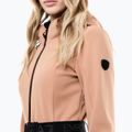Damen-Skianzug EA7 Emporio Armani Pure Softshell Jumpsuit mocha mousse 3
