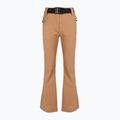 Damen Skihose EA7 Emporio Armani Pure Softshell Waisted mocha mousse