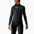Damen Radfahren Sweatshirt Castelli Sinergia 2 Jersey FZ W leicht schwarz/weiß