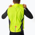Fahrradweste Herren Castelli Squadra Stretch electric lime/dark gray 4