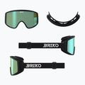Skibrille Briko Pulse black/green 5