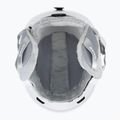 Skihelm Briko Yuki matt shiny white/silver 5