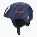 Skihelm Briko Aran USA matt tangaroa blue/biscay blue/cardinal red/white 3