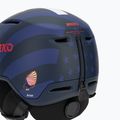 Skihelm Briko Aran USA matt tangaroa blue/biscay blue/cardinal red/white 8