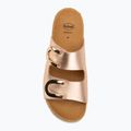 Damen-Pantoletten Scholl Montery 2 Straps Ad Med rose/gold 5