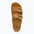 Damen-Pantoletten Scholl Montery 2 Straps Ad Med cognac 4