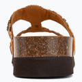 Damen-Pantoletten Scholl New Bogota Wedge Med cognac/multi 6