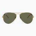 Sonnenbrille Ray-Ban Aviator Classic arista gold/green g-15 polarized 2