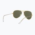 Sonnenbrille Ray-Ban Aviator Classic arista gold/green g-15 polarized 6