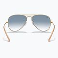 Sonnenbrille Ray-Ban Aviator Classic arista gold/light blue 5