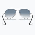 Sonnenbrille Ray-Ban Aviator Classic silver/light blue 5