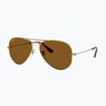 Sonnenbrille Ray-Ban Aviator Classic arista gold/brown polarized 4