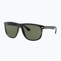 Sonnenbrille Ray-Ban Boyfriend black/dark green polarized 4
