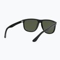 Sonnenbrille Ray-Ban Boyfriend black/dark green polarized 6