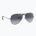 Sonnenbrille Ray-Ban Aviator Classic gunmetal/blue polarized