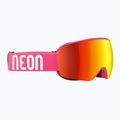 Skibrille Neon Beam pink/mirror red