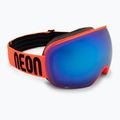 Skibrille Neon Beam red/mirror steel