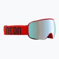 Skibrille Neon Beam red/mirror steel