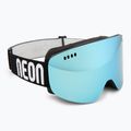 Skibrille Neon Light black/white/mirror steel