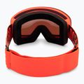 Skibrille Neon Light red/mirror steel 3