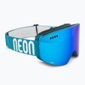 Skibrille Neon Light petroleum/mirror blue