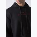 Herren Everlast Streetwear Hoodie schwarz/rot 5