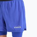 Herren Diadora Double Layer Bermuda Be One Laufshorts blau DD-102.179162-60050 4
