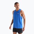 Herren Diadora Super Light Tank Be One Laufshirt blau DD-102.179161-65045-S 2